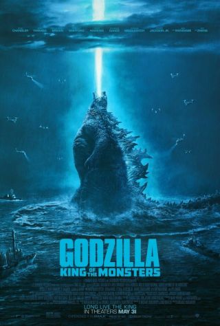 Godzilla: King Of The Monsters 2019 27x40 Movie Poster 1 - Sheet D/s Adv 2