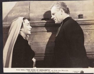 Jennifer Jones Charles Bickford The Song Of Bernadette 1943 Movie Photo 33678