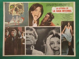 The Legend Of Hell House Horror Roddy Mcdowall Spanish Mexican Lobby Card 1