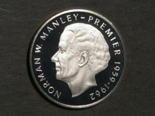 Jamaica 1981 $5 Norman Manley Silver Proof - Mintage = 1577