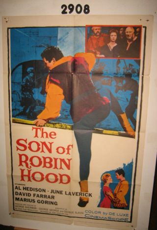 The Son Of Robin Hood 1sh Movie Poster 