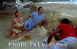Sean Connery Ursula Andress James Bond 007 Dr.  No Photo 11x7 Inches 21