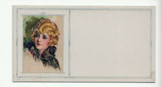 1922 Movie Star Alice Terry Pin Up Ink Blotter By Rolf Armstrong 54