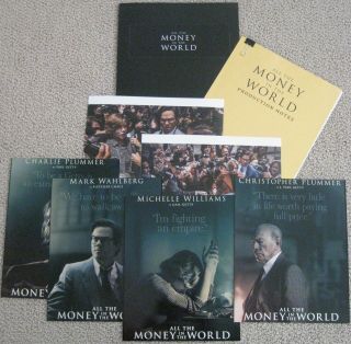 All The Money In The World 2017 Movie Press Kit Production Notes Ridley Scott