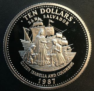Bahamas - Silver 10 Dollar Coin - 