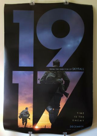 1917 (2019) Movie Poster Two Sided 27x40 Sam Mendes Wwi