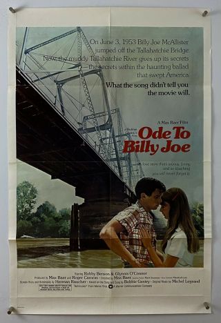 Ode To Billie Joe Movie Poster (fine) One Sheet 1976 Bobbie Gentry 5925