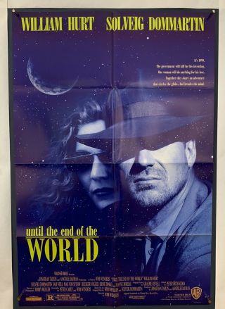 Until End Of World Movie Poster (fine, ) One Sheet 1991 Folded 27x40 Sci - Fi 4414