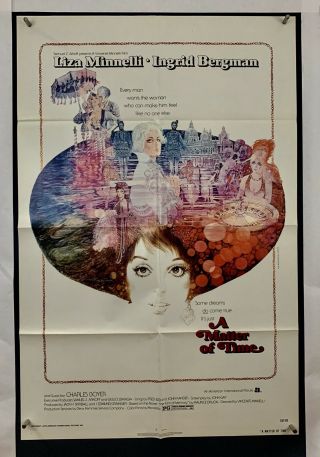 Matter Of Time Movie Poster (veryfine) One Sheet 1976 Liza Minnelli Romance 4193