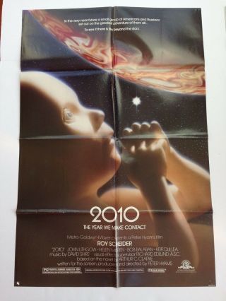 2010 The Year We Make Contact 1984 Movie Poster Folded 41 " X27 Nss Mgm