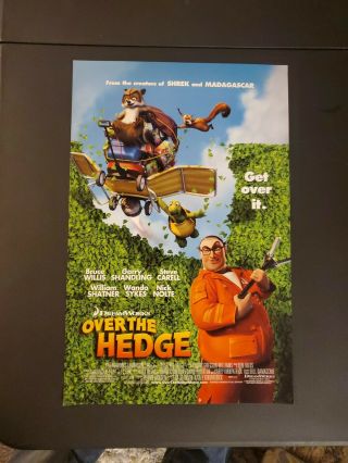Over The Hedge 2006 Theatrical Mini Poster 11 " X 17 " Willis Carell Shatner