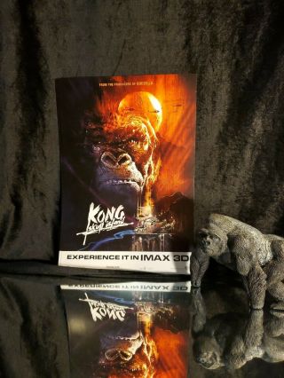 Kong: Skull Island Promo Movie Poster 13 " X19 " Imax Tom Hiddleston