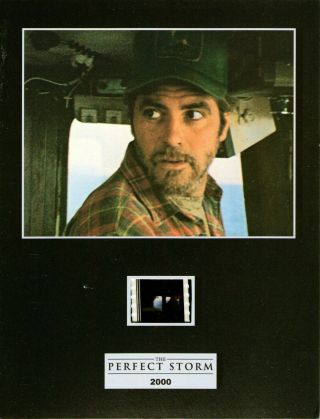 The Perfect Storm Movie 7 " X 5 " Senitype Film Cell,  Photo - George Clooney