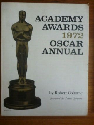 1972 Academy Awards Oscar Annual R Osborne Rare Film Study