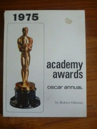 1975 Academy Awards Oscar Annual R Osborne Rare Film Study