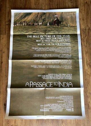 A Passage To India,  Movie Poster,  One Sheet,  27x41,  Alec Guinness