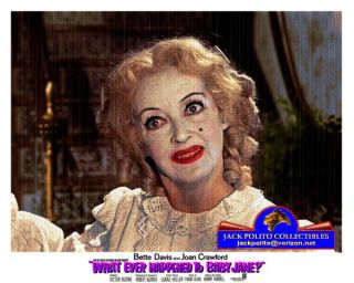 Whatever Happened To Baby Jane 1962 Bette Davis & Joan Crawford 8x10 Color Photo