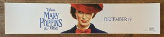 Mary Poppins Returns - Disney - Movie Theater Poster Mylar - Lg 5x25