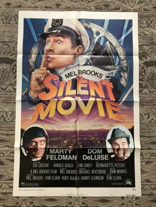 Mel Brooks Silent Movie 1 - Sheet Movie Poster Marty Feldman