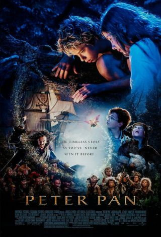 Peter Pan Great 27x40 D/s Movie Poster 2003 Last One (th51)