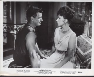 Esther And The King 1960 8x10 Black & White Movie Photo 231