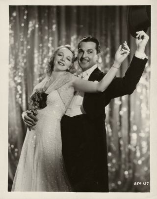 Virginia Bruce & Kent Taylor In A Dance Pose Orig 1937 Photo Love Is Young