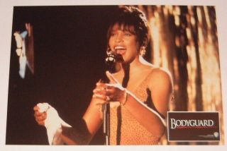 The Bodyguard Lobby Card - Whitney Houston,  Kevin Costner 7