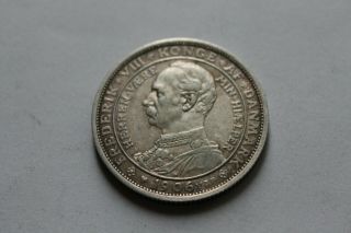 Denmark 2 Kroner 1906 Silver Nr.  484 @