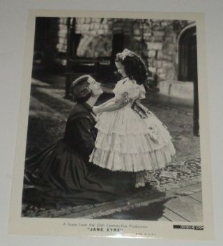 Orig 1943 Still From " Jane Eyre " Movie Still Of Joan Fontaine & Margaret O 