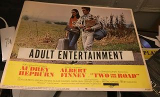 Two For The Road 11 " X 14 " Lobby Card 1967 Audrey Hepburn Albert Finney