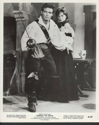 Morgan,  The Pirate (1960) 8x10 Black & White Movie Photo 141