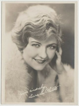 Laura La Plante Vintage 1920s Era 5x7 Fan Photo - Movie Film Star