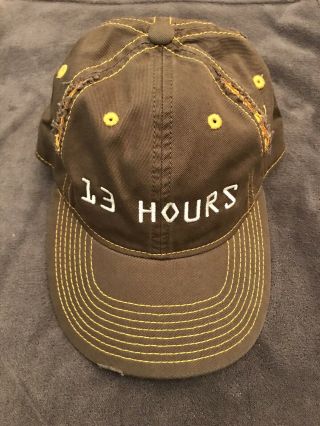 13 Hours The Secret Soldiers Of Benghazi - Movie Baseball Style Hat.  Rare