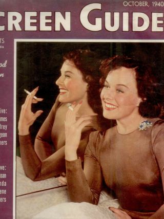 Screen Guide - Paulette Goddard On Cover - 1940