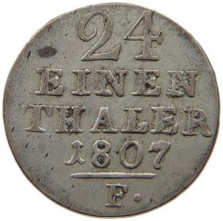 German States 1/24 Taler 1807 Hessen Darmstadt Nx 297 Xyz