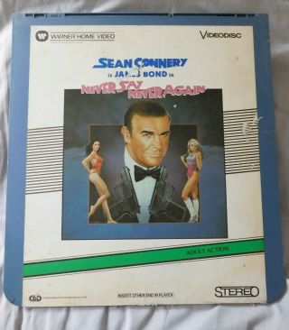 Sean Connery As James Bond 007 Never Say Never Again Part 2 Ced Videodisc