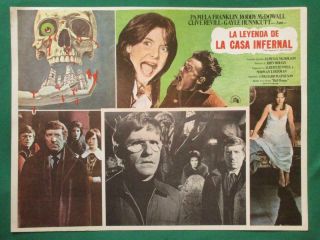 The Legend Of Hell House Horror Roddy Mcdowall Spanish Mexican Lobby Card 4