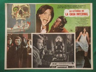 The Legend Of Hell House Horror Roddy Mcdowall Spanish Mexican Lobby Card 2