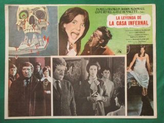 The Legend Of Hell House Horror Roddy Mcdowall Spanish Mexican Lobby Card 5