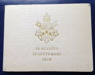 Vatican 1000 Lire 1978 Mcmlxxviii Silver 0.  835,