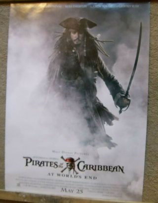 Pirates Of The Caribbean - At World’s End - Double Sided - Advance Movie Poster