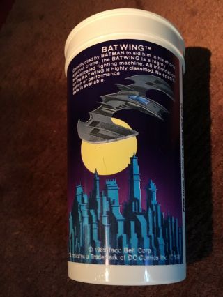 Batman The Movie Taco Bell Trading Cup