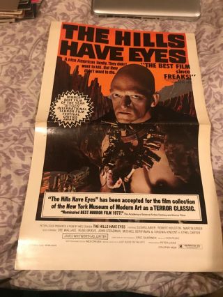 The Hills Have Eyes Poster Line Cinema 1978