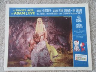 Private Lives Of Adam N Eve 1960 Lc 4 11x14 Mamie Van Doren Ex