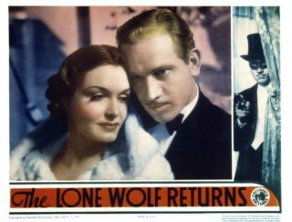 Old Movie Photo The Lone Wolf Returns Lobby Card Gail Patrick Melvyn Douglas