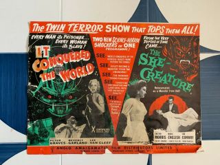 It Conquered The World,  Peter Graves,  1956,  Sci - Fi / Horror Press Kit.