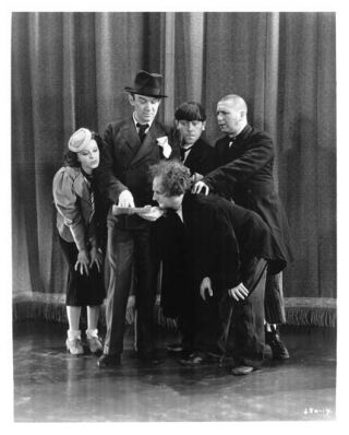 The Three Stooges With Ted Healy On Stage 8x10 Still - - (f437)