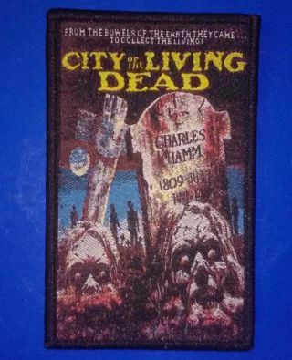 City Of The Living Dead Woven Patch - Horror Movie The Gates Of Hell,  Lucio Fulci