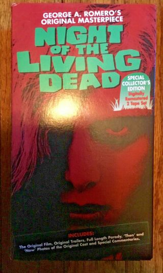 Night Of The Living Dead 2 Tape Vhs Vintage Collector 