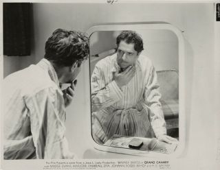 Warner Baxter Looks In The Mirror Orig 1934 Film Photo.  Grand Canary